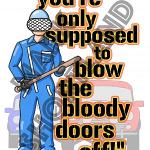 Italian Job Printed Layered Artwork